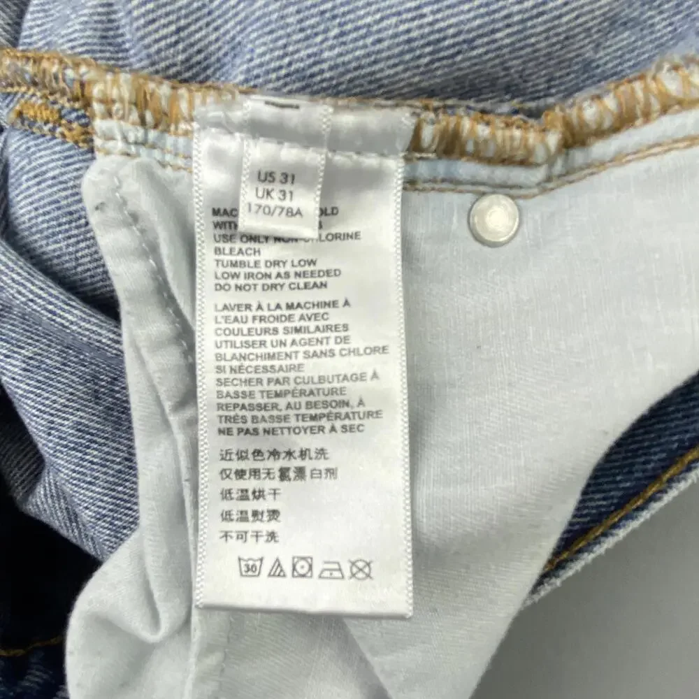 BDG Urban Outfitters High-Rise Girlfriend Denim Shorts Sz 31